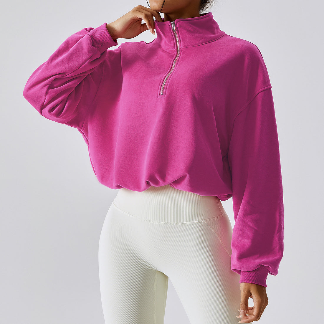 High Neck Fitness Pullover